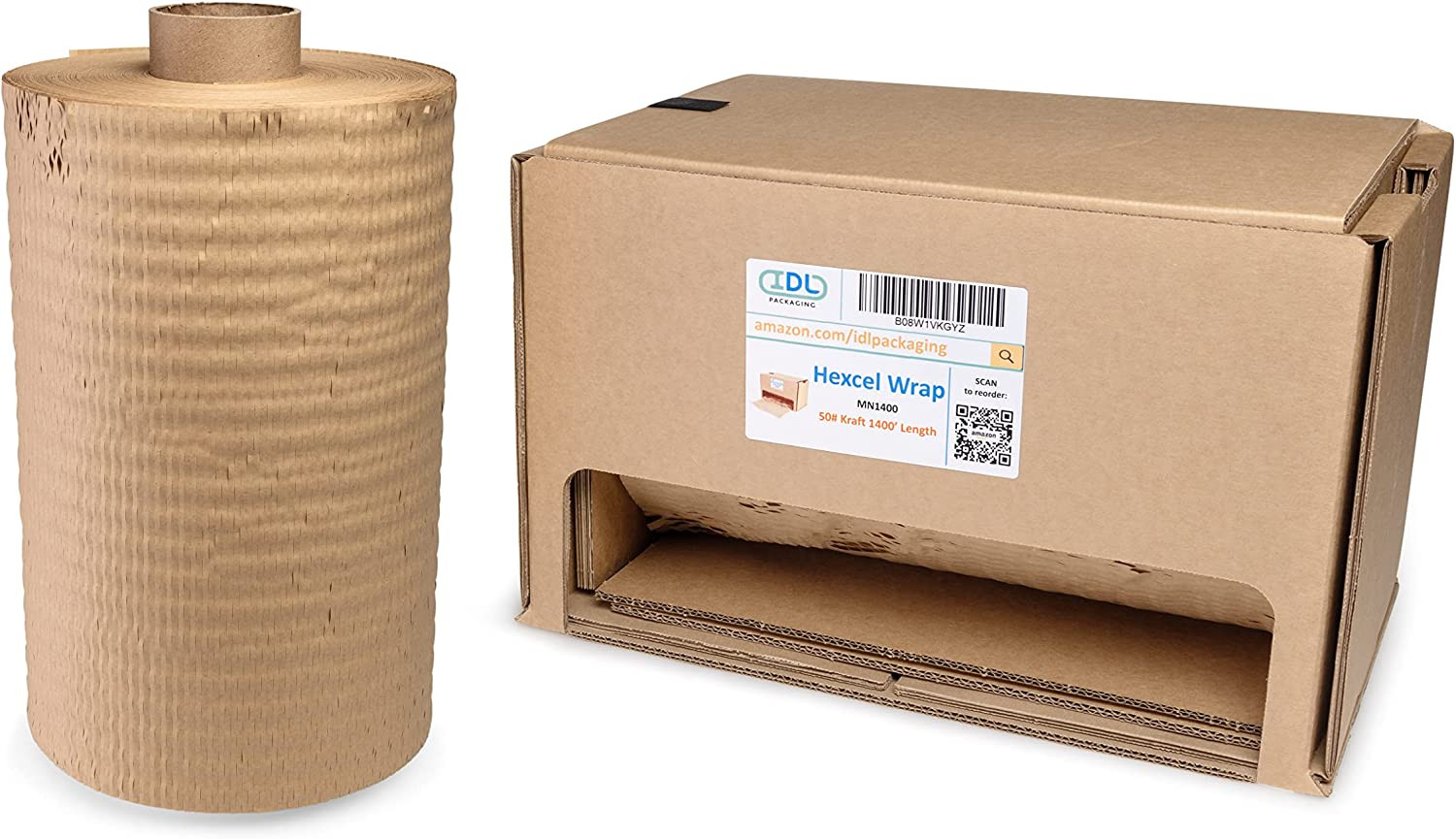 Honeycomb Packing Paper Set, 15" x 1400', Brown Honeycomb Packing Paper Set, 15" x 1400', Brown
